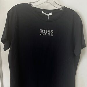Hugo Boss Black Tee with Crystal Accents